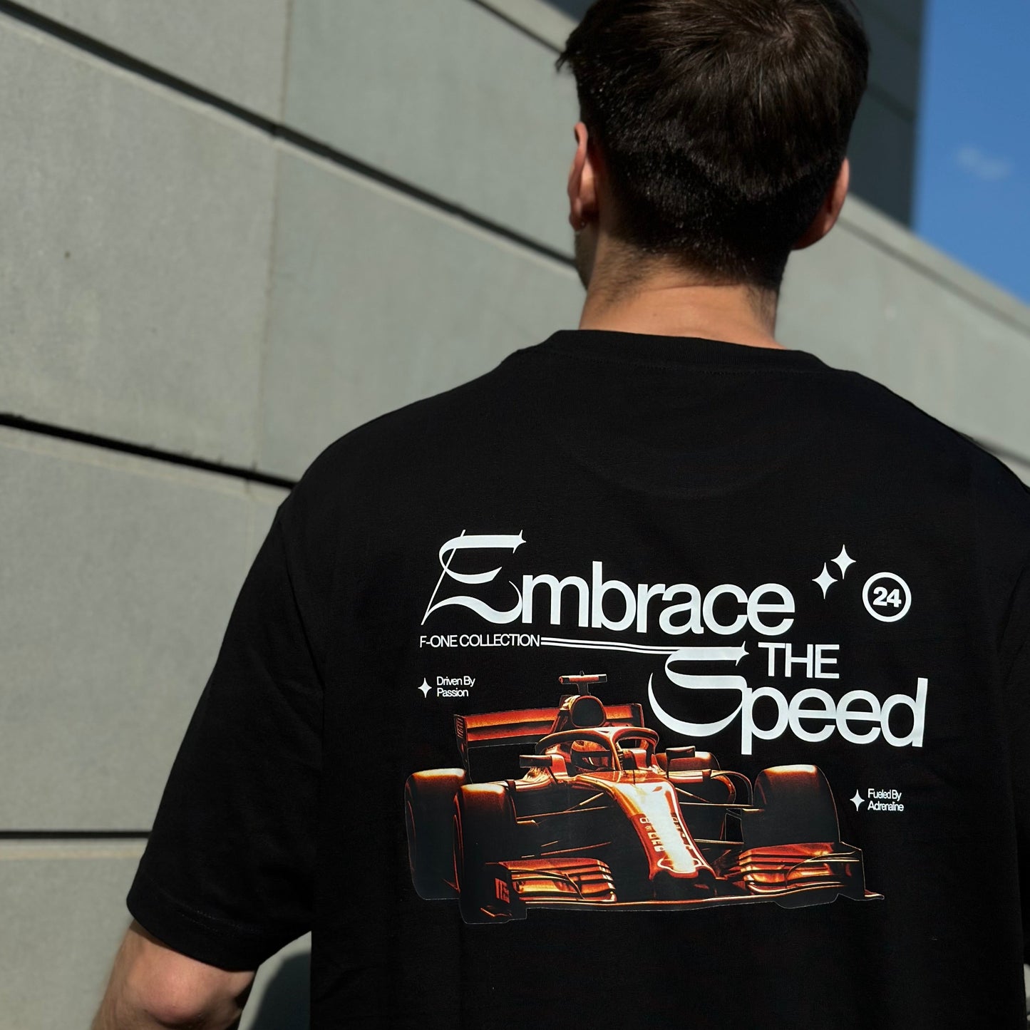 EMBRACE THE SPEED KOSZULKA OVERSIZE