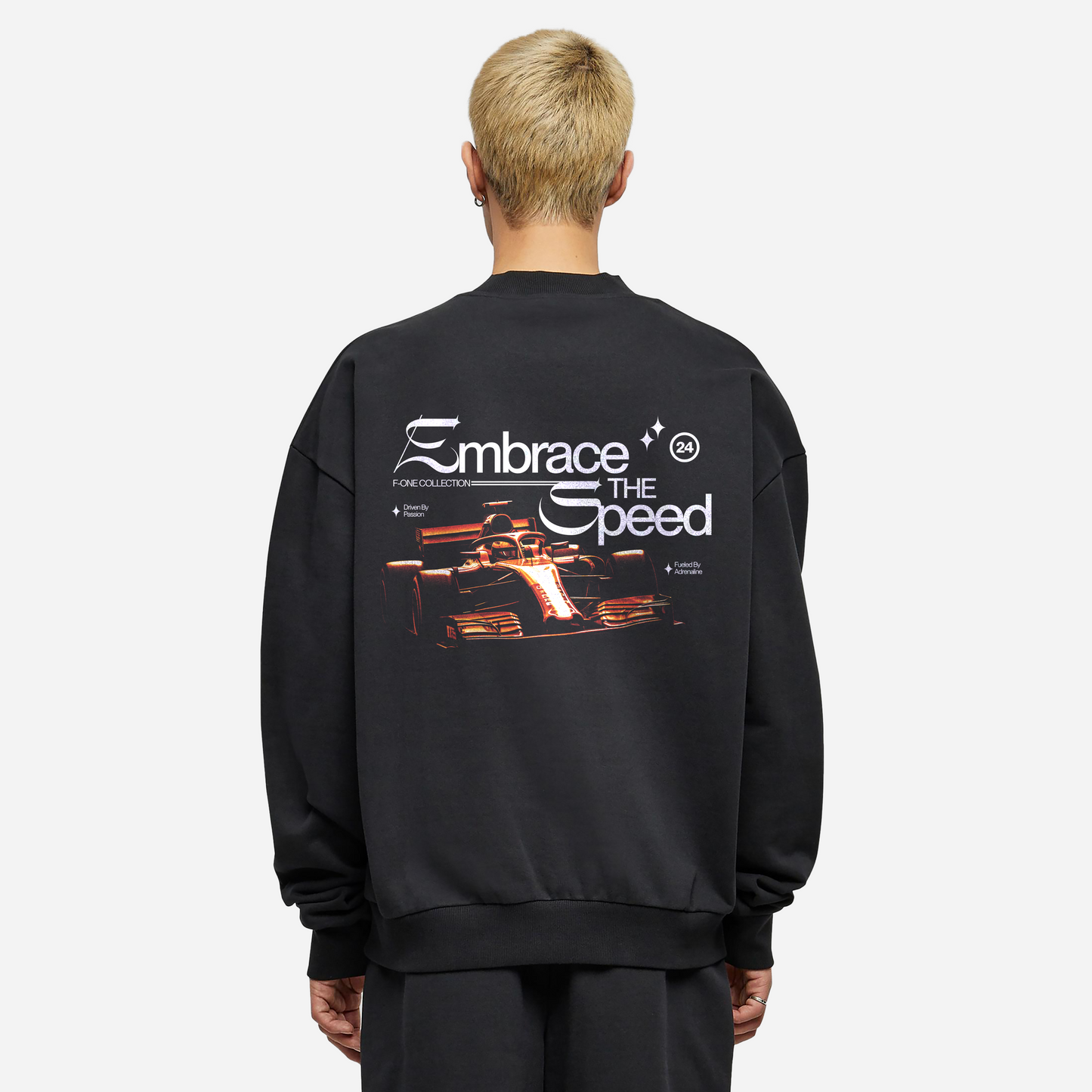 EMBRACE THE SPEED BLUZA BEZ KAPTURA