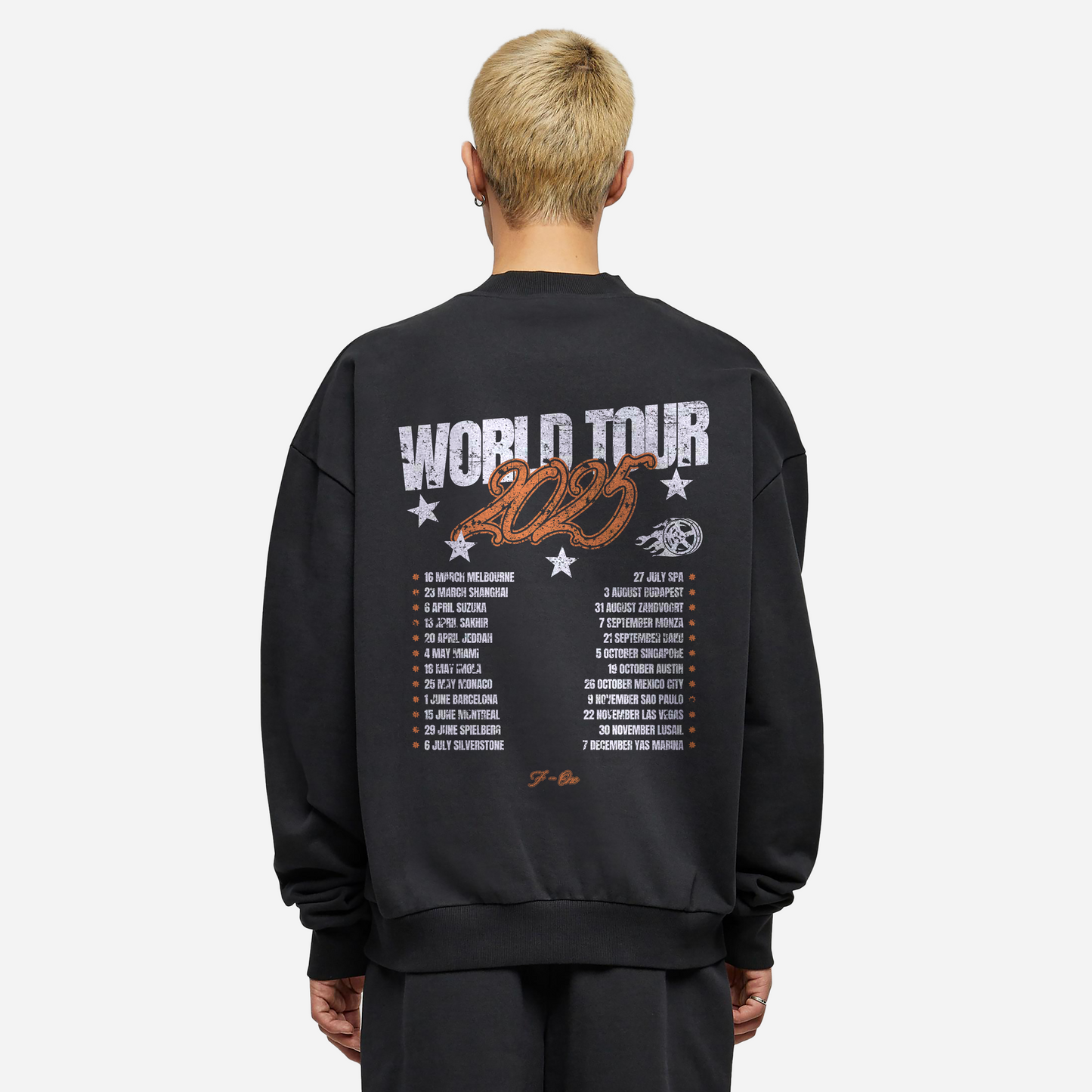 WORLD TOUR 2025 BLUZA BEZ KAPTURA